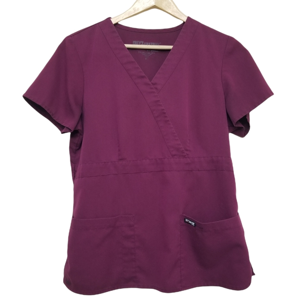Grey's Anatomy Scrub Top Short Sleeve Medium